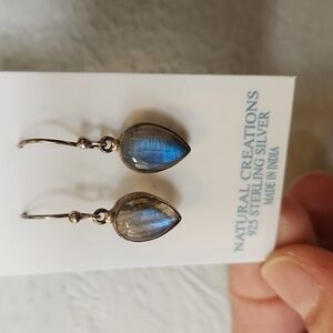 Labradorite & Sterling Silver Earrings